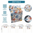 thumbnail image 6 of Burlap Table Runner 90 Inches Long, Ocean Starfish Blue Coral Non-Slip Kitchen Table Runners for Dining Room Everyday Use Party Table Decorations Watercolor Underwater World, 6 of 9