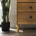 thumbnail image 6 of Kingfisher Lane Modern 3 Drawer Solid Wood Nightstand in Caramel, 6 of 13