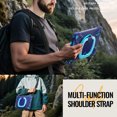 thumbnail image 6 of For Lenovo Tab M11/K11 LTE TB-330FU 11 inch Case, 360 Rotatable Handle Stand, Shoulder Strap, Drop-Proof Design, NavyBlue Blue, 6 of 7