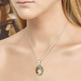 thumbnail image 4 of Natural Spiny Oyster Women Jewelry 925 Sterling Silver Pendant, 4 of 8