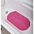 thumbnail image 2 of Bubbles Non-Slip Oval Bathtub Mat Solid Pink 28 L x 15 W, 2 of 4