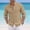 Khaki, variant on jjayotai Men's Henley Shirts Casual Long Sleeve Button down Shirts Loose Fit Beach Shirts 2026 Summer Vacation