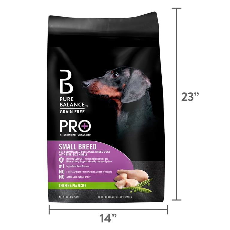 Pure Balance Small Breed Dry Dog Food with Chicken and Pea Recipe