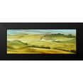 thumbnail image 2 of Krahmer, Frank 24x11 Black Modern Framed Museum Art Print Titled - Tuscany landscape, Val dOrcia, Italy, 2 of 5