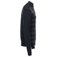 thumbnail image 4 of Alfani Black Striped Half Zip Sweater , Size Small, 4 of 4