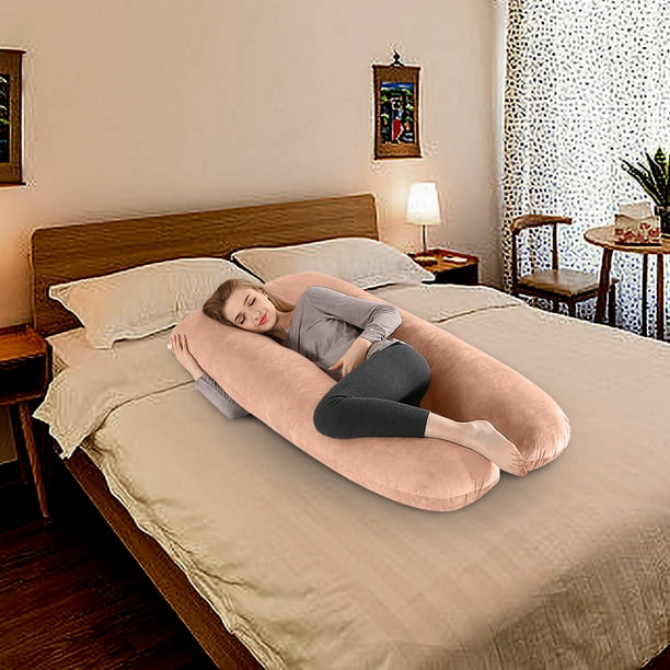 Ganfancp Almohada de Maternidad En Forma de U Funda de Almohada de Maternidad Lavable Funda de Almohada de Maternidad Desenfundable Ofertas y Liquidaciones 1*Funda de Almohada