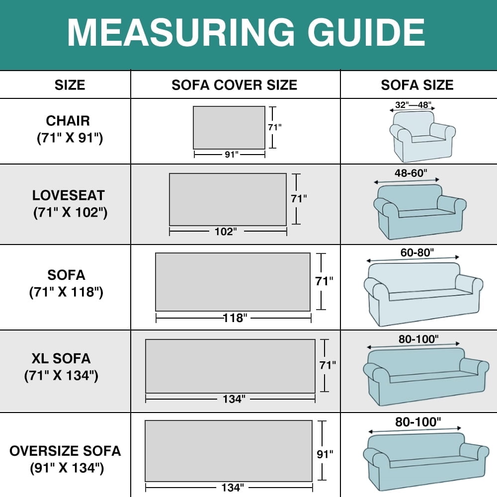 Sanmadrola Sofa Cover, Couch Covers for 3 Cushion Couch Sofa, Sectional Couch Covers for L Shaped Couch Cover, Living Room Sofa Throws Sofa Slipcovers for Pets, Kids (71"x 134",XL Sofa, Coffee Brown)