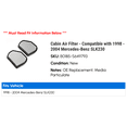 thumbnail image 2 of Cabin Air Filter - Compatible with 1998 - 2004 Mercedes-Benz SLK230 1999 2000 2001 2002 2003, 2 of 2