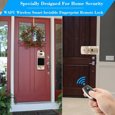 Wafu Wireless Smart Invisible Fingerprint Remote Lock Keyless