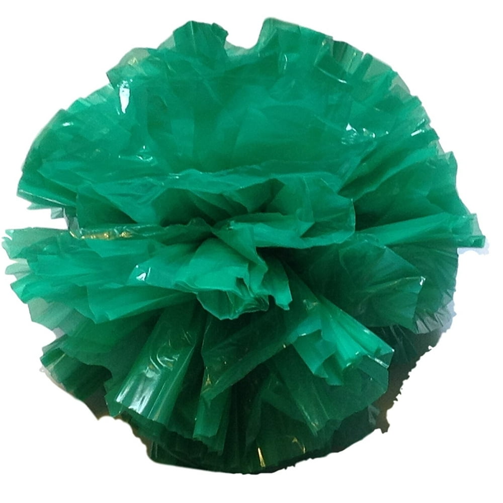 25 Car Limo wedding Decoration Plastic Pom Poms Flower 4" kelly green