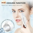 thumbnail image 5 of Neck Face Beauty Device, Red Light Therapy for Face and Neck, 4 Color LED Facial Massager Device with Vibrating, Warming Cooling Function, Microcurrent Neck Massager Face Lifting Tool(White), 5 of 11