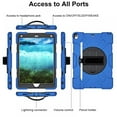 thumbnail image 4 of PENGXIANG pour iPad Air 3 Étui iPad 10.5 2019 Étui avec Béquille Intégrée Robuste Ultra Résistant Antichoc Étui Hybride 3 Couches Étui Intégrale pour iPad Air 3rd / iPad Pro 10.5 Pouces, 4 of 10