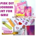 thumbnail image 4 of Sytle-Carry DIY Journal Kit for Girls, Journaling Arts Craft Kit, Scrapbook & Diary Supplies Set, Gifts for Girls Age of 8 9 10 11 12 13 Years Old and Up, 4 of 6