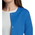 thumbnail image 4 of Landau Scrub Zone Relaxed Fit 2-Pocket Snap-Front Scrub Jacket for Women 75221, 4 of 5