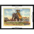 thumbnail image 5 of Art.com Elephant Hotel, Atlantic City, New Jersey Art Print, Black Frame Wall Art, 23" x 17", 5 of 5