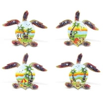 Cota Global Sea Turtle Refrigerator Sunset Beach Magnets Set of 4