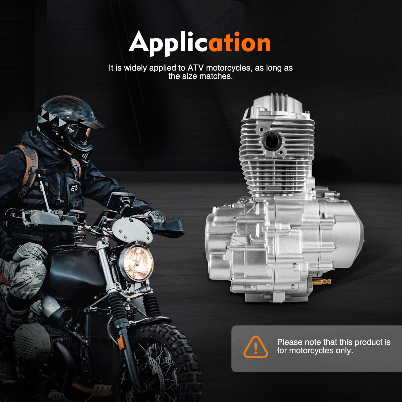 200cc-250cc Vertical Motorcycle Engine 4-stroke 5-Speed with Manual Transmission