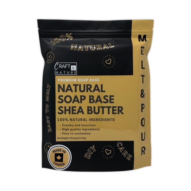 Base de jabón Craft & Nature con manteca de karité 1,8 kg hidratante