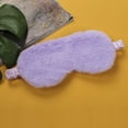thumbnail image 4 of Sunisery Fluffy Solid Color Sleeping Eyeshade, Shading Sleep Eye Mask Patch, 4 of 7