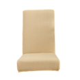 thumbnail image 4 of Cubierta de silla elástica poliéster Soledad Fundas de silla de comedor Beige, 4 of 9