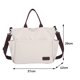 thumbnail image 1 of Bolso de hombro casual para mujer Bolso de compras de gran capacidad Moda para el trabajo (Blanco) Ndcxsfigh Para Estrenar, 1 of 8