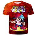 thumbnail image 1 of Nueva camiseta 3D Friday Night Funkin para hombres y mujeres, camisetas transpirables informales de manga corta de verano para niños y niñas, camiseta de estilo fresco 10T Gao Jinjia LED, 1 of 2
