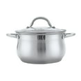 thumbnail image 4 of Alpine Cuisine Stainless Steel Dutch Oven Belly Shape 4 Quart - Dutch Oven Pot with Lid, Stove Stop Cookware for Cooking, Comfortable Handles, Dishwasher Safe & Easy to Clean, 4 of 7