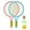 pink blue, variant on Children's Badminton Tennis Racket Lightweight for Starter Players Backyard blue