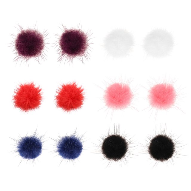 6 pares de moda de pelota de pelota de pelota de pelota de bolsas para mujeres y niñas para mujeres y niñas