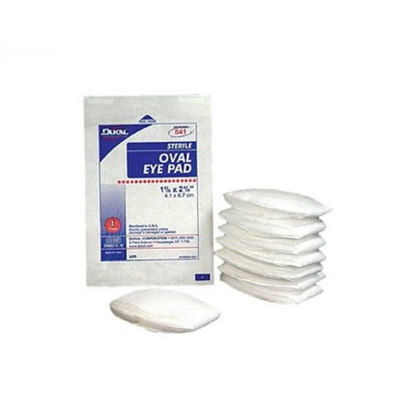 Oval Eye Pads, Sterile - Case (600 ct), 1-5/8" x 2-5/8"