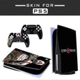 thumbnail image 1 of Skin Adhesivo Compatible con PS5 Cover para personalizar la Consola Película de Vinilo Removible Mate Satinado Calidad HD (Disco, godofwar01), 1 of 1
