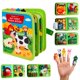 thumbnail image 1 of Libro de actividades Montessori de granja Busy Book Kkogleam para niños pequeños, 1 of 7