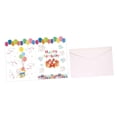 thumbnail image 2 of Zentra Birthday Card with Envelope, Large Birthday Guest Book, Waterproof Greeting Card white, 2 of 10