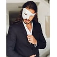 thumbnail image 2 of Luxury Mask – Phantom of the Opera Mask - Special Edition Masquerade Half-Mask for Men, 2 of 2