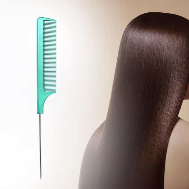 Peines de material acero Inoxidable Resistentes Al Calor para El Cabello, Peluquería, Estilizar El Cabello, Agregar , Suministros para perla Macarena peine de cola de rata