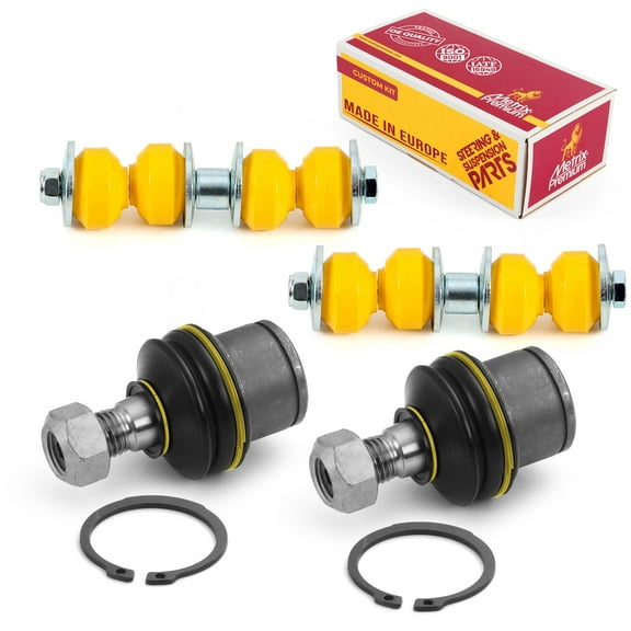 Metrix Premium Chassis Parts GDX - 4 PC L/R Front Sway Bar Stabilizer End Link & L/R Front Lower Ball Joint Kit Fits 07-10 Dodge Ram 3500 RWD, 06-08 Ram 1500 4WD, 2500 4WD, K80766 K7467
