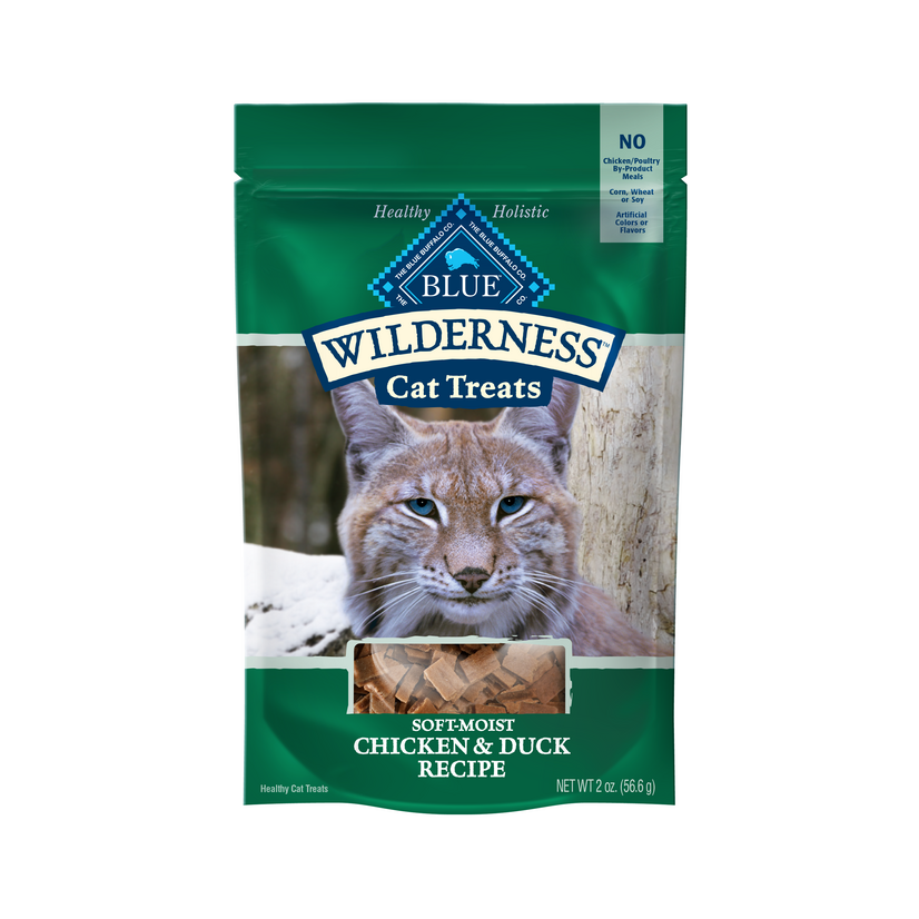 Blue Buffalo Wilderness Grain Free SoftMoist Cat Treats, Chicken