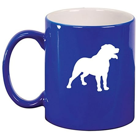 

Ceramic Coffee Tea Mug Cup Rottweiler (Blue)