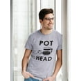 thumbnail image 2 of Pot Head. T-Shirt Men -GoatDeals Designs, Male Large, 2 of 4