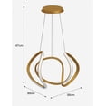 thumbnail image 4 of Luminario Colgante Decorativo Cityluz – 42W Oro – LED – 3000K-6000K, 4 of 4