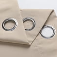 thumbnail image 5 of Joydeco Cortinas Opacas Divisorias Para Puertas Corredizas De Cristal De 108 Pulgadas De Largo, 1 Panel Extra Ancho Para Puerta Corredera, Cortinas Para Patio, Dormitorio, Sala De Estar (Beige Claro,, 5 of 5