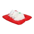 thumbnail image 3 of Sleeping Cat Toy, Comfortable Toy Cats Simulation Interactive With Sound For Home Decoration Grey Cat Shape,Yellow Ear Cat Shape,All White Cat Shape,Black And White Cat Shape, 3 of 8