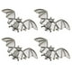 thumbnail image 1 of 4pcs Halloween creativo en forma de tapa de servilleta anillos de servilleta de Halloween (Negro), 1 of 5