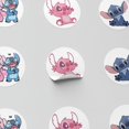 thumbnail image 2 of 500Pcs Stitch Cute Classic Cartoon Stickers, Movie Decals Rolls Self Adhesive Seals for Scrapbooking Cards Envelopes，Birthday Party Decor Supply Reward, 2 of 3