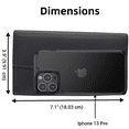thumbnail image 4 of Women's Genuine Leather RFID Trifold Checkbook Slim Wallet for Ladies, 4 of 76