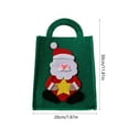 thumbnail image 3 of Horivan Christmas Decoration Gift Bag with Snowman Design, Non-Woven Reusable Party Favor Bags for Holiday Candy, Apples, Gifts, Stocking Stuffers, 30x20x5cm, 3 of 6