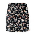 thumbnail image 5 of Domzest Women's Pleated Athletic Skirts High Waisted Tennis Skirt Bohemian Floral Print designs for Golf Running Workout Black 5XL, 5 of 6