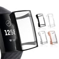 thumbnail image 1 of Compatible with Fitbit Charge 3 Screen Protector, Full-Around Protective Case Cover Bumper Shell for Fitbit Charge 3 Smartwatch, 1 of 7
