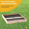 thumbnail image 5 of Birds Choice Large Bird Seed Catcher, Pole Mounted, Recycled Poly-Lumber, 5 of 10