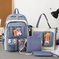 thumbnail image 3 of kurtrusly Multi-functional School Backpack With Extra Bags For Students Bags For School School Bag Schoolbag blue, 3 of 6